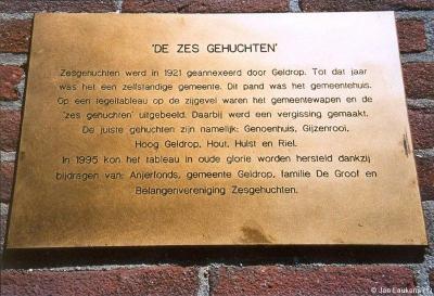 Wat waren dan wél de zes gehuchten waar de gemeente Zesgehuchten naar genoemd was? Nou, deze dus...